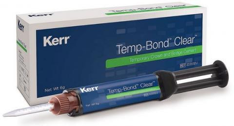 Temp Bond Clear 5ml syringe (6g)