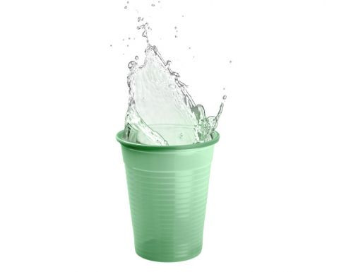 Műanyag pohár Akzenta menta 100 db / cs