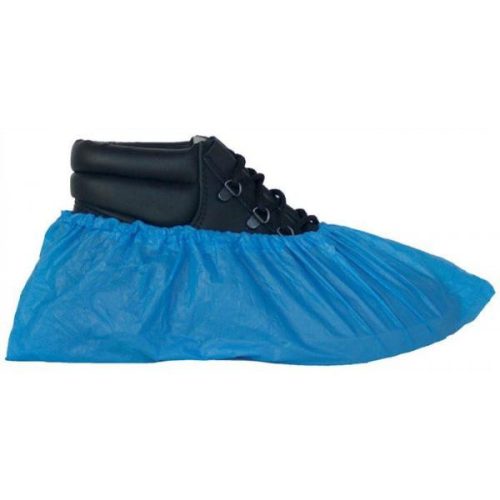 Cipővédő kék gumis PE 100 db